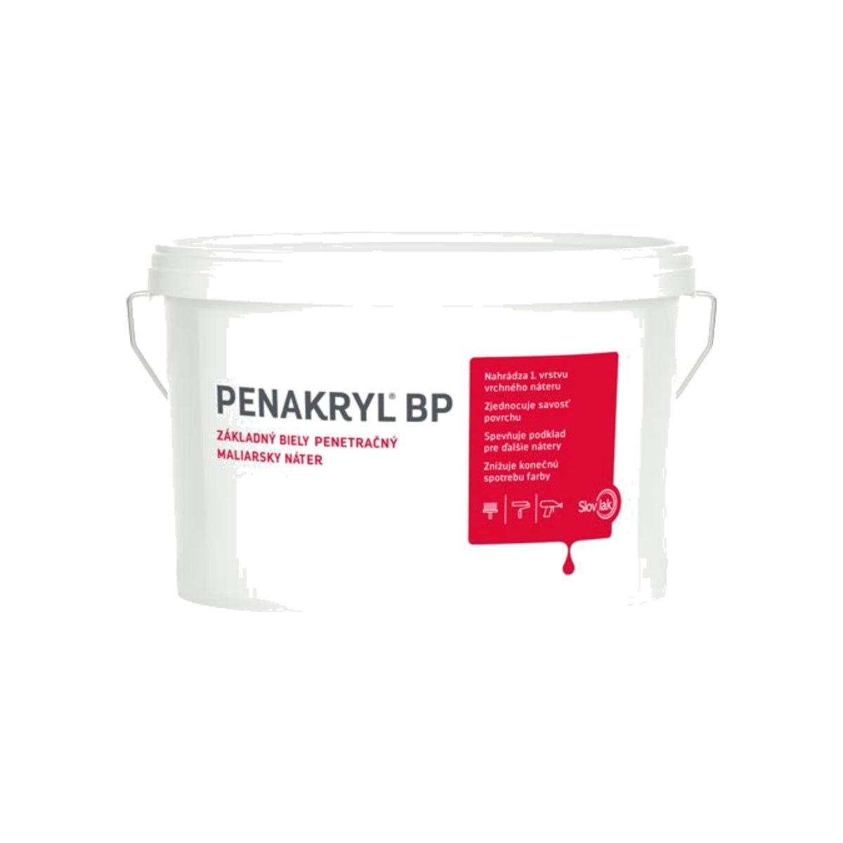 Slovlak PENAKRYL BP biely základný penetračný náter