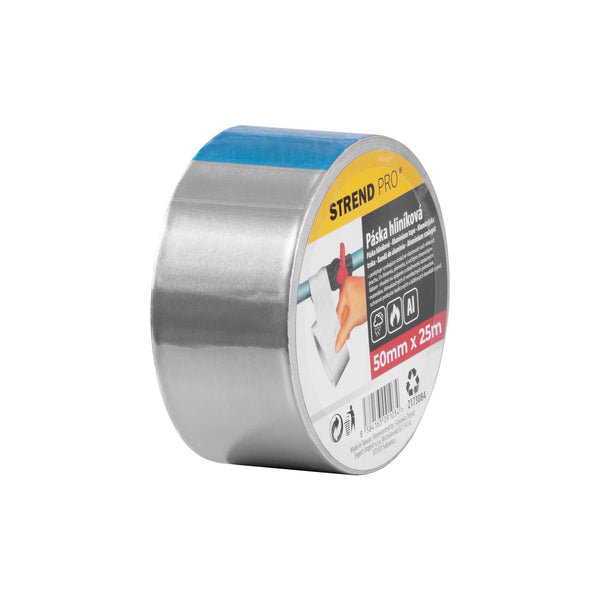 STREND PRO Hliníková páska zosilnená, obal 50 mm x 25 m