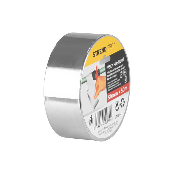 STREND PRO Hliníková páska zosilnená, obal 50 mm x 50 m