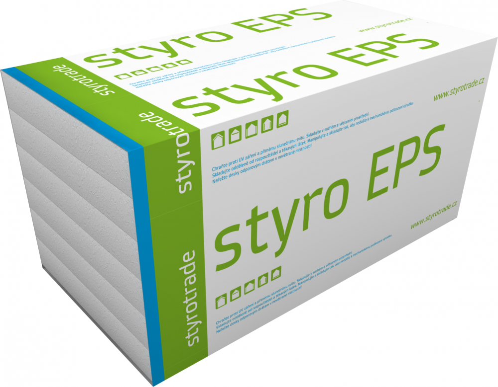Styrotrade styro EPS 200 Strešný a podlahový polystyrén 1000x500mm