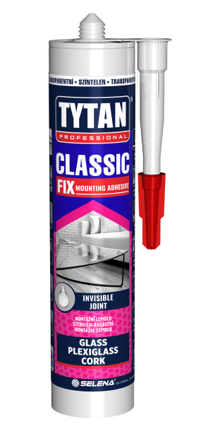 TYTAN CLASSIC FIX Montážne lepidlo transparentné 310ml