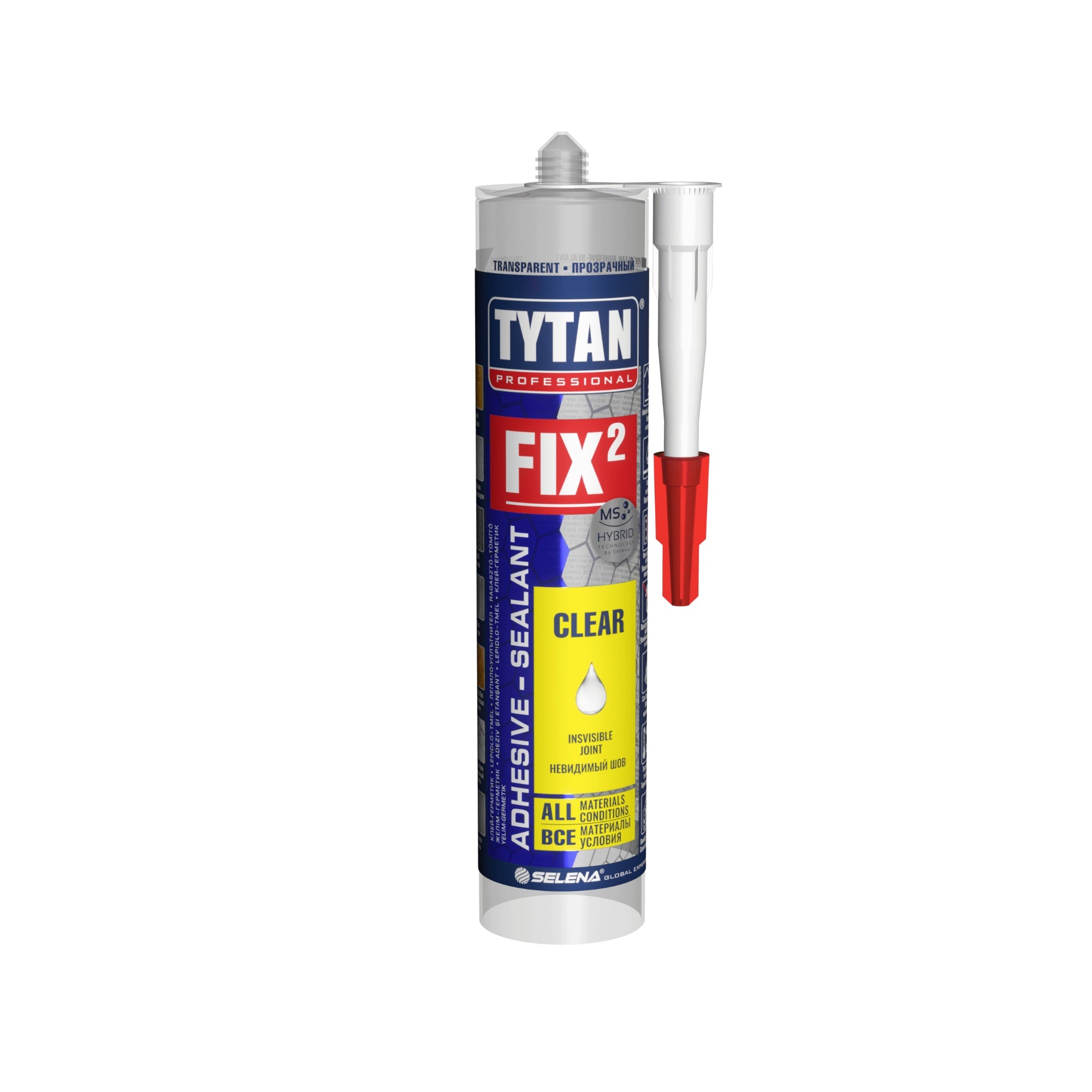 TYTAN FIX² CLEAR montážne lepidlo transparentné 290 ml