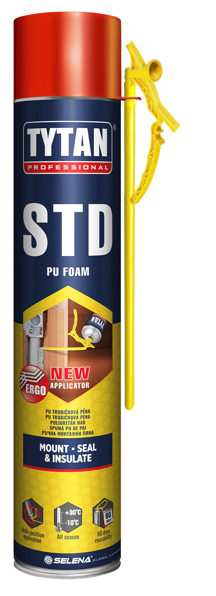 Tytan STD PU montážna pena trubičková 750 ml