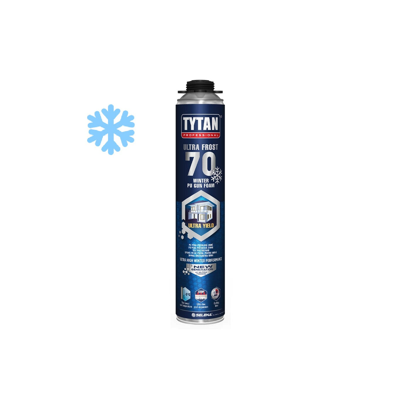 TYTAN ULTRA FROST 70 montážna PUR pena pištoľová zimná 870 ml