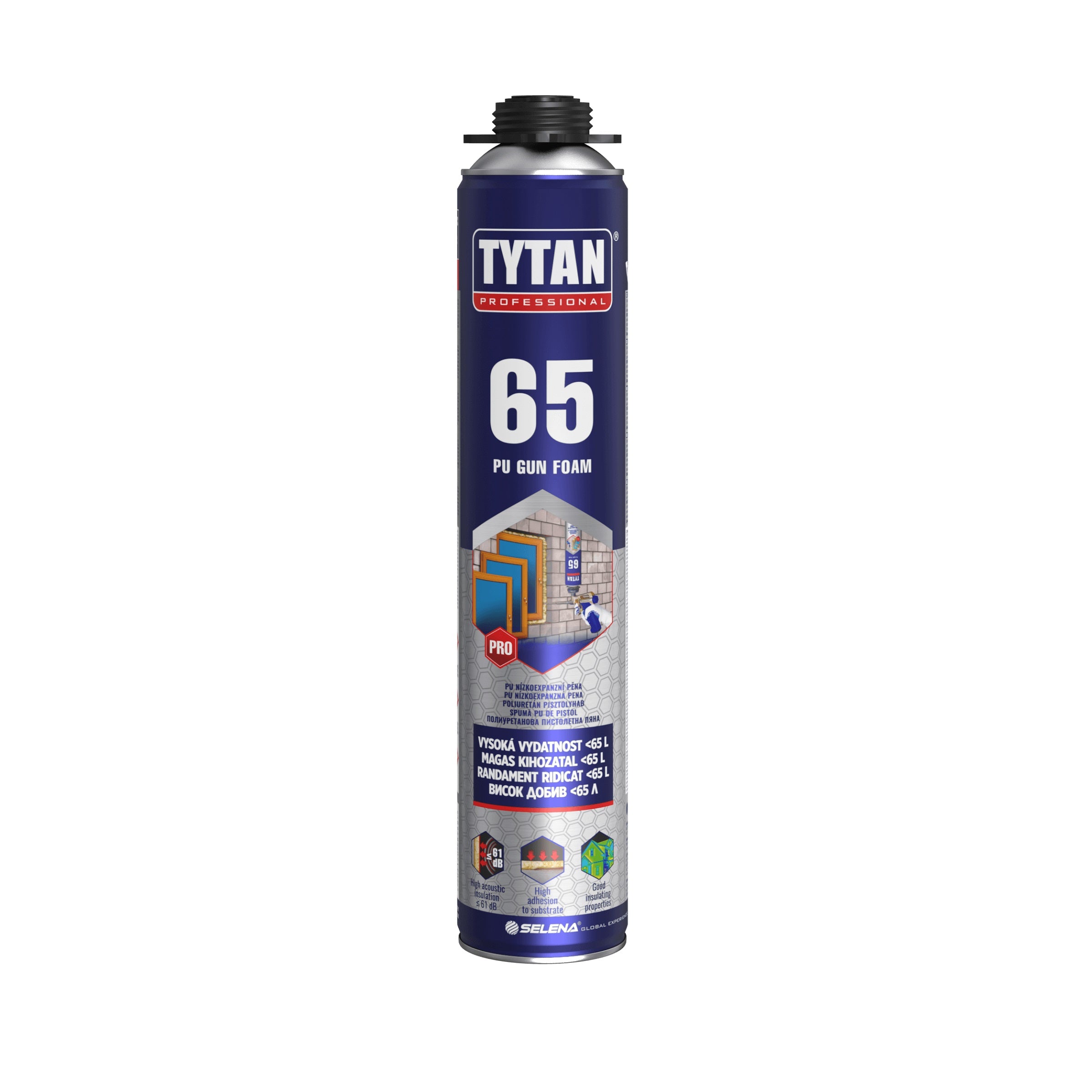 TYTAN 65 montážna PUR pena pištoľová 840 ml