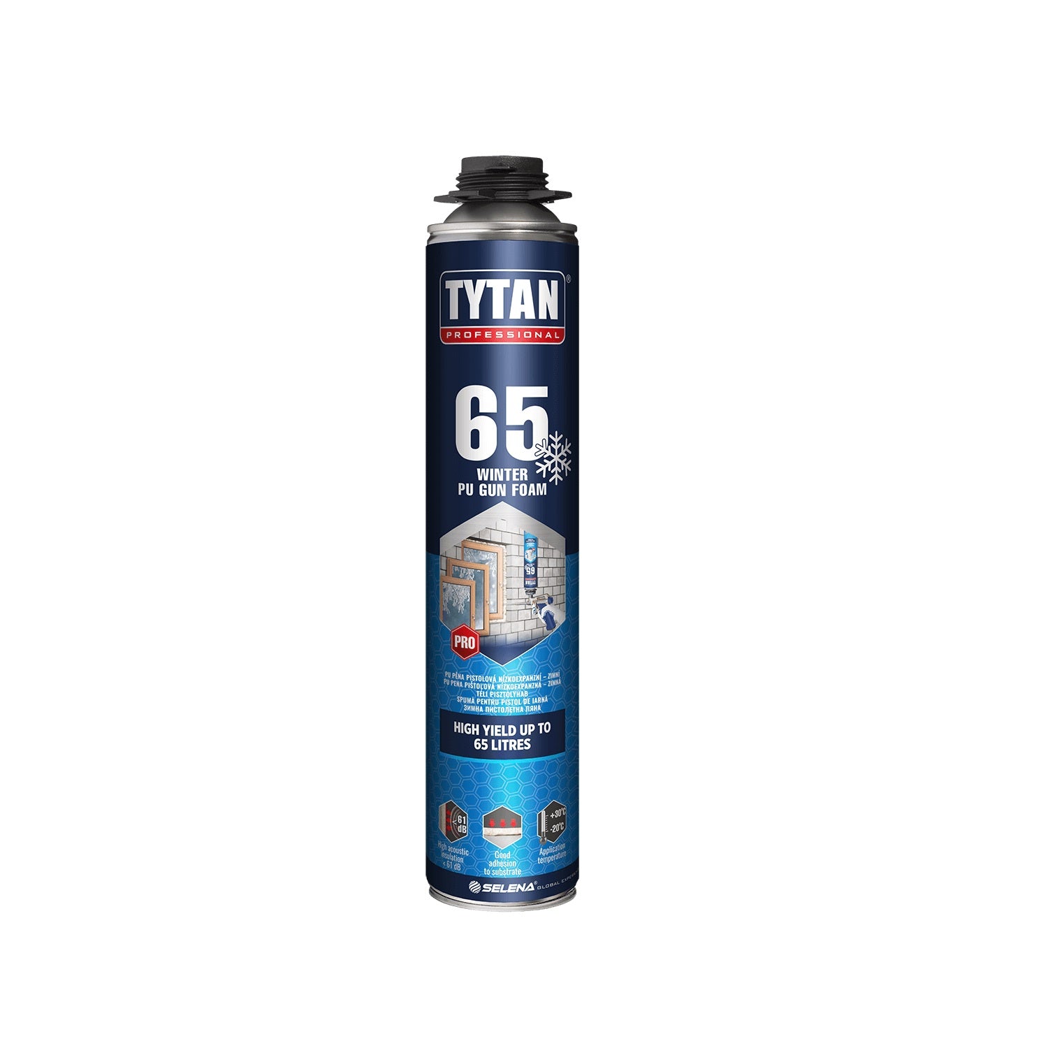 TYTAN 65 zimná montážna PUR pena pištoľová 870 ml