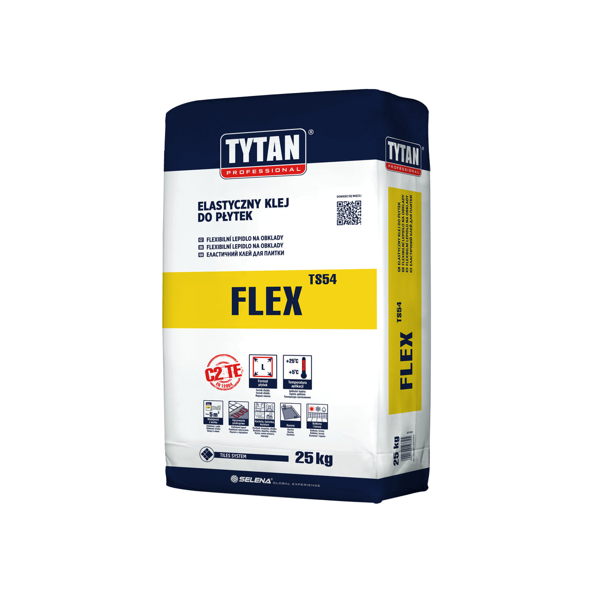TYTAN PROFESSIONAL elastické lepidlo na obklady a dlažby FLEX C2TE