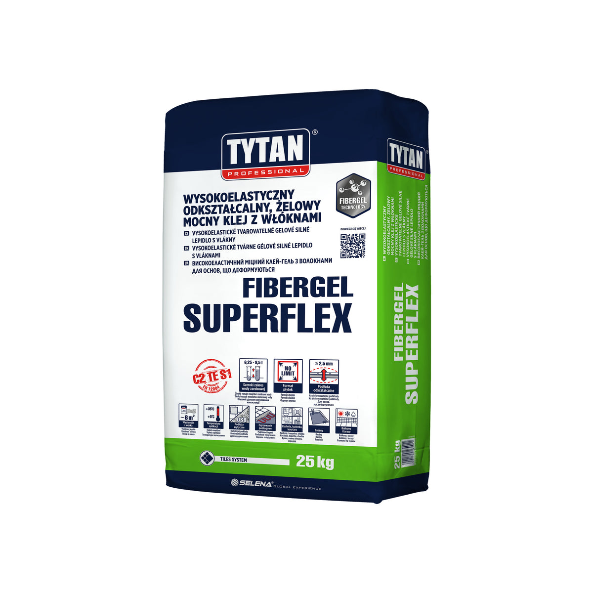 TYTAN PROFESSIONAL SUPERFLEX GEL C2TES1 vysokoelastické gélové lepidlo s vláknami