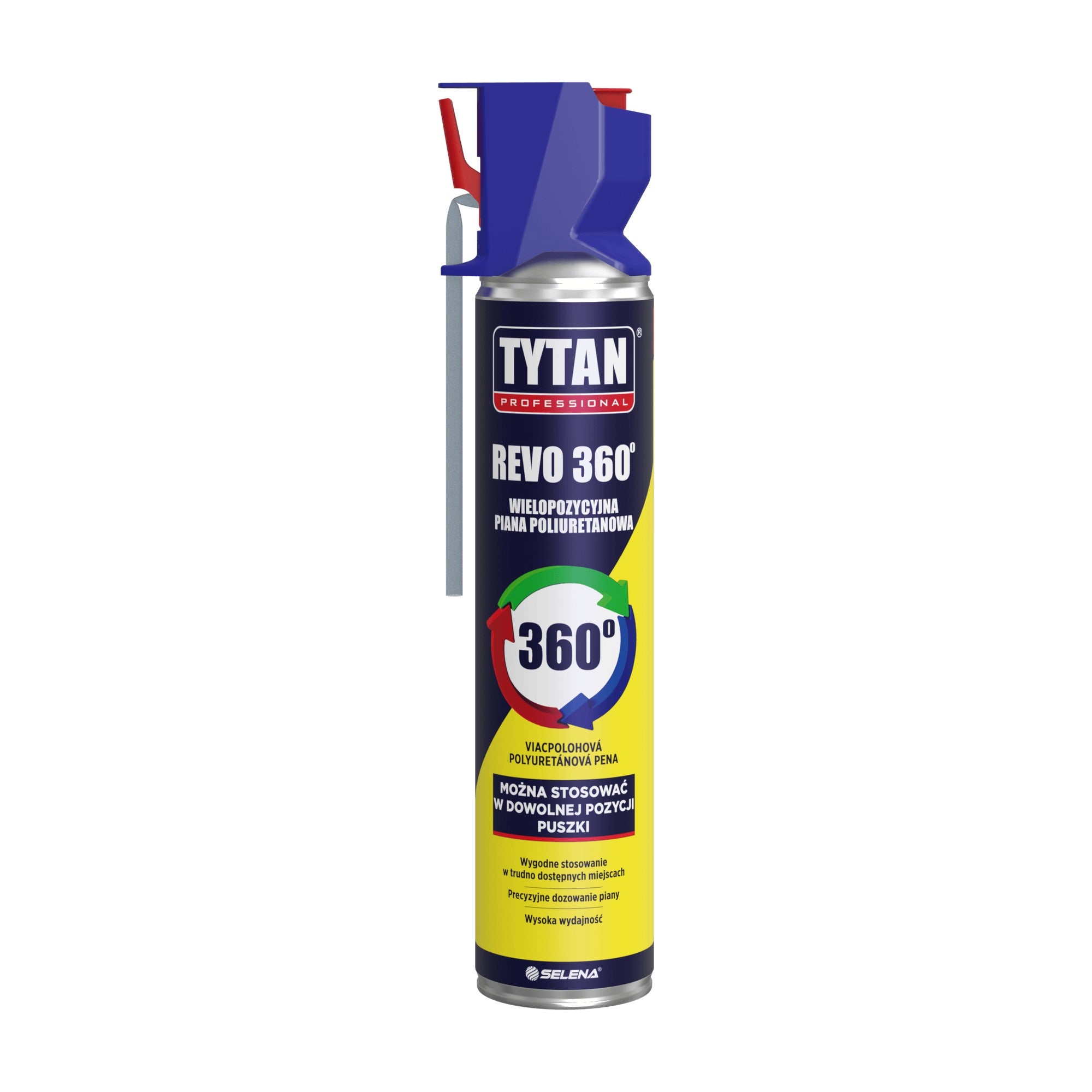 TYTAN REVO 360° viacpolohová montážna PUR pena s aplikátorom 780 ml