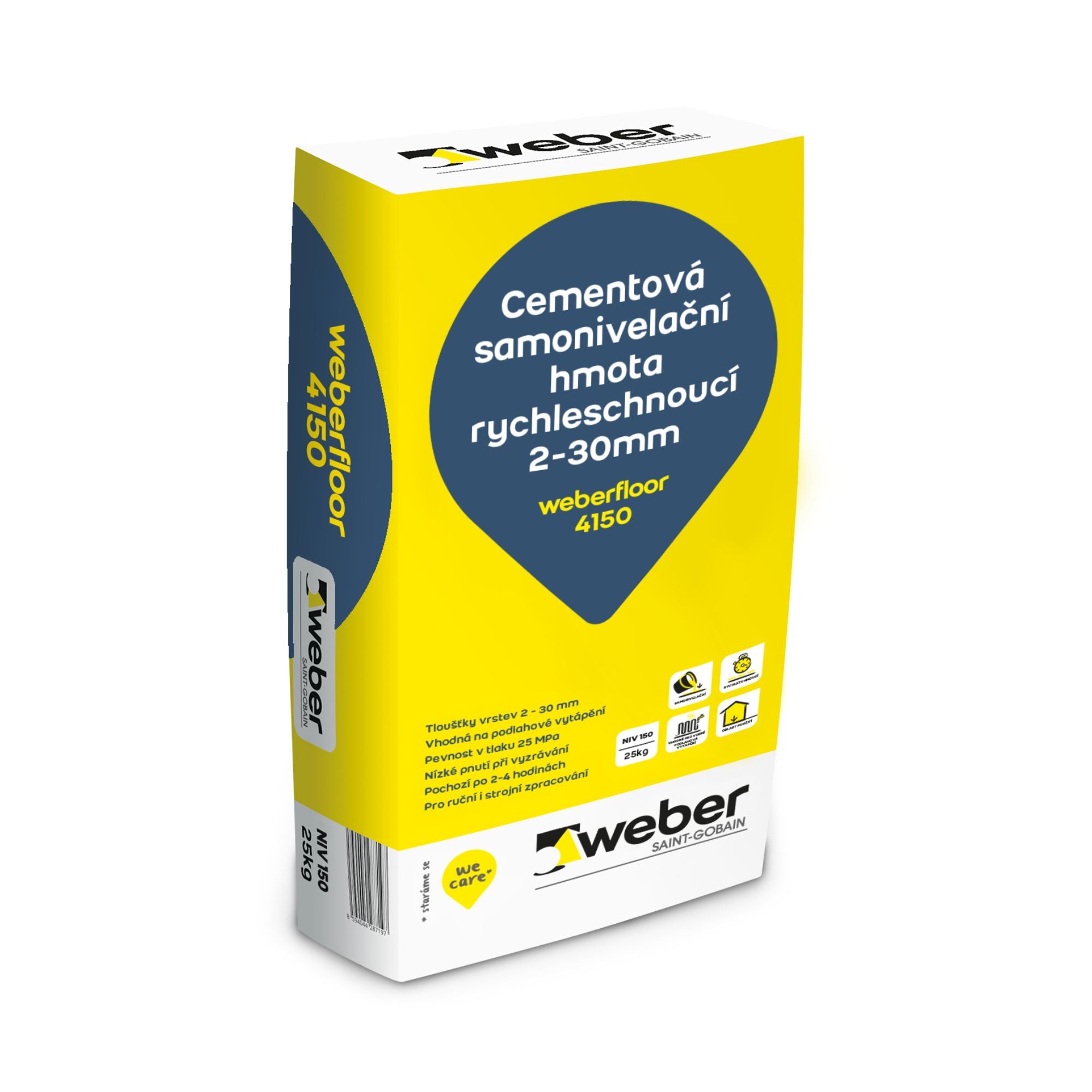 Weber Webefloor 4150 samonivelizačná podlahová hmota 25 kg