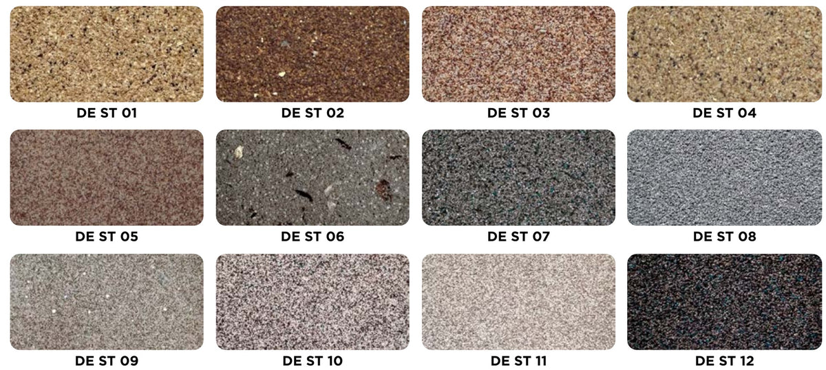 Weber Weberpas design stone vzorník odtieňov