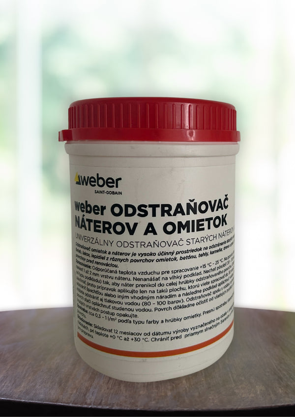 Weber odstraňovač starých náterov a omietok balenie