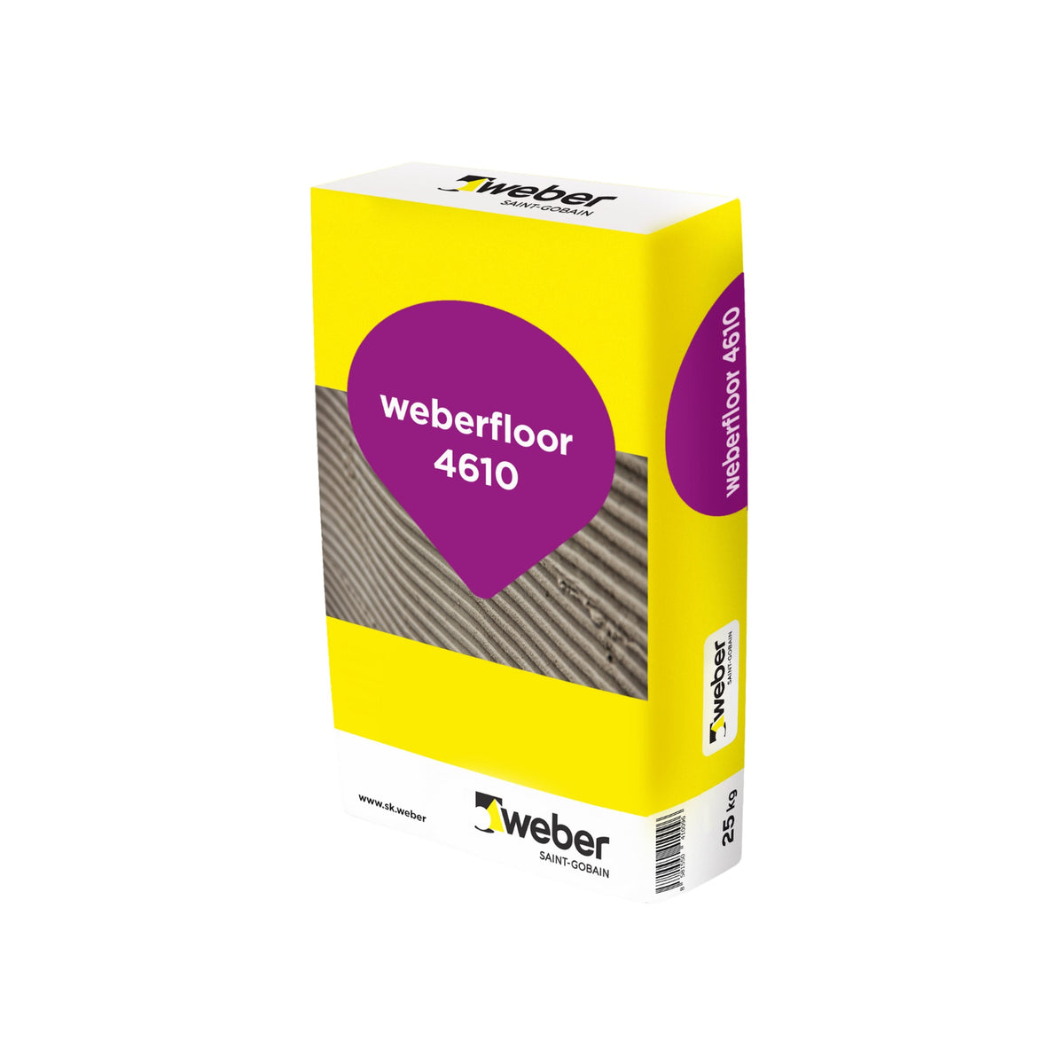 Weber weberfloor 4610 finálna samonivelizačná podlahová hmota 25 kg