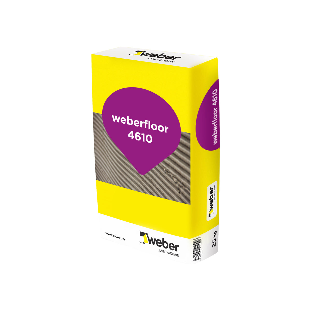 Weber weberfloor 4610 finálna samonivelizačná podlahová hmota 25 kg