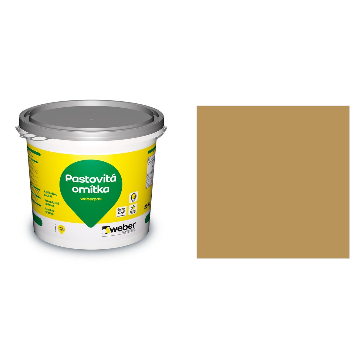 Weber weberpas silikon brick BR3 pieskovožltá