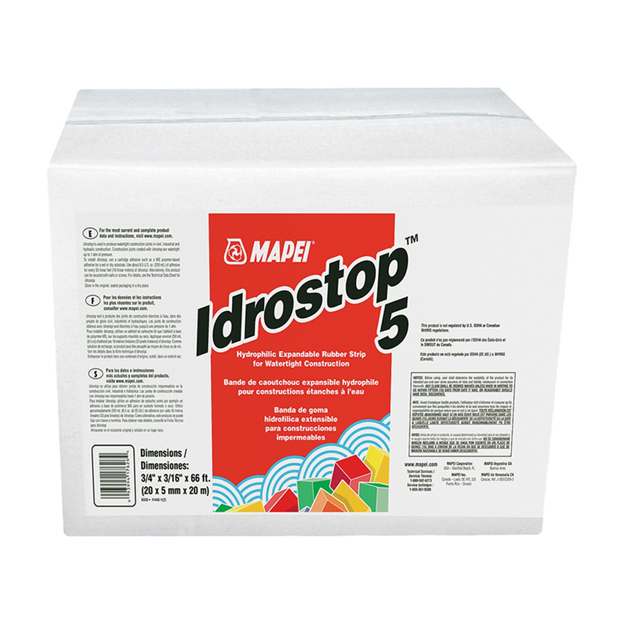 MAPEI Idrostop hydrofilný expandujúci tesniaci profil na pracovné škáry 20 x 10 mm (10 m)