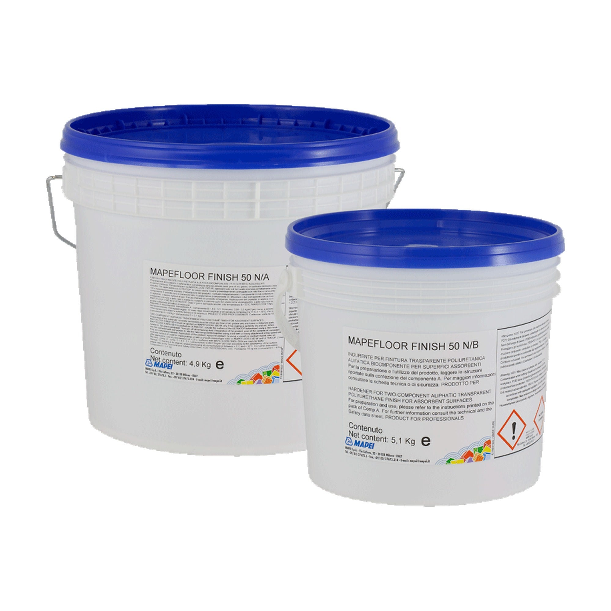 MAPEI Mapefloor Finish 50 N 10 kg (zložka A 4,9 kg + zložka B 5,1 kg)