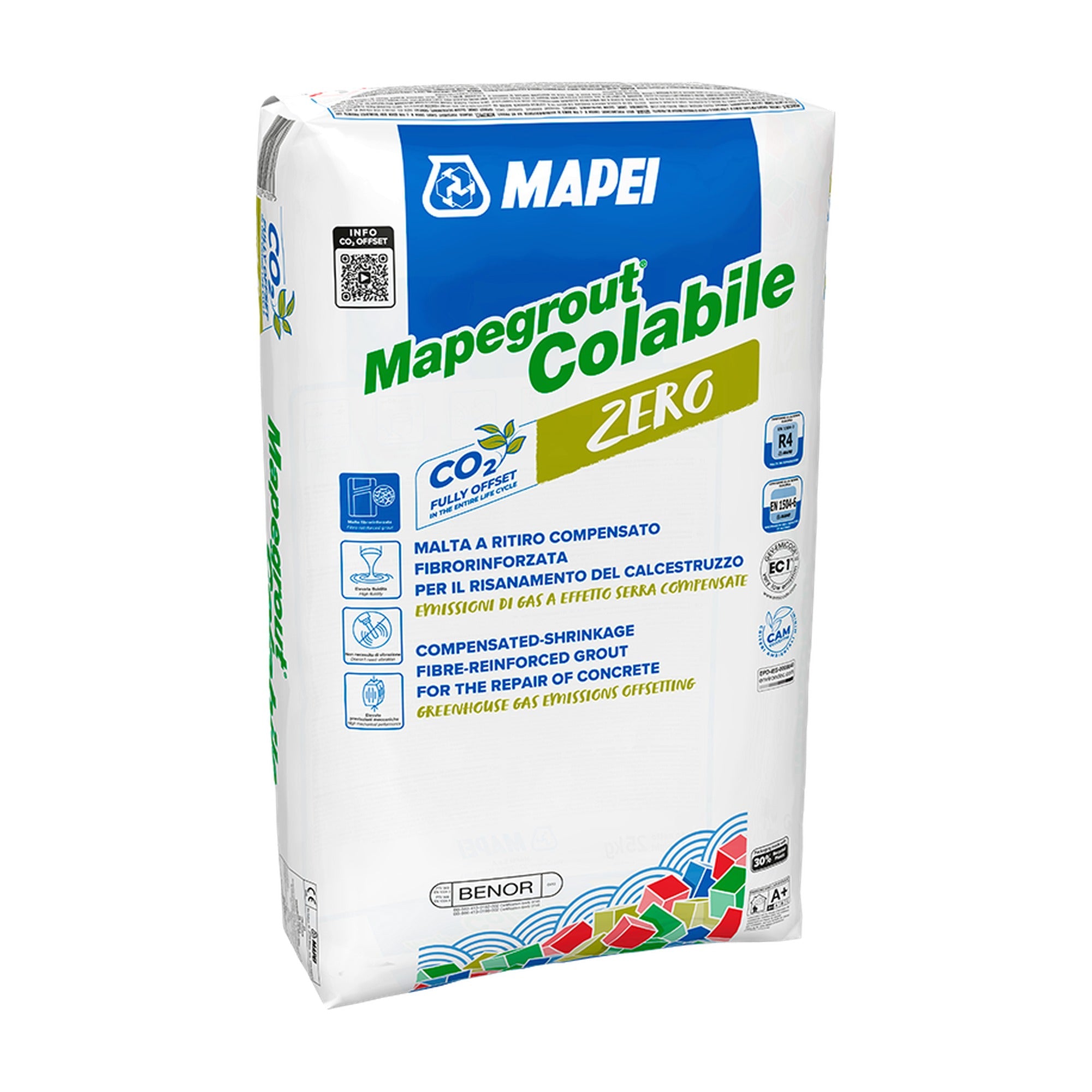 MAPEI Mapegrout Colabile Zero malta na sanáciu betónu litím do debnenia 25 kg