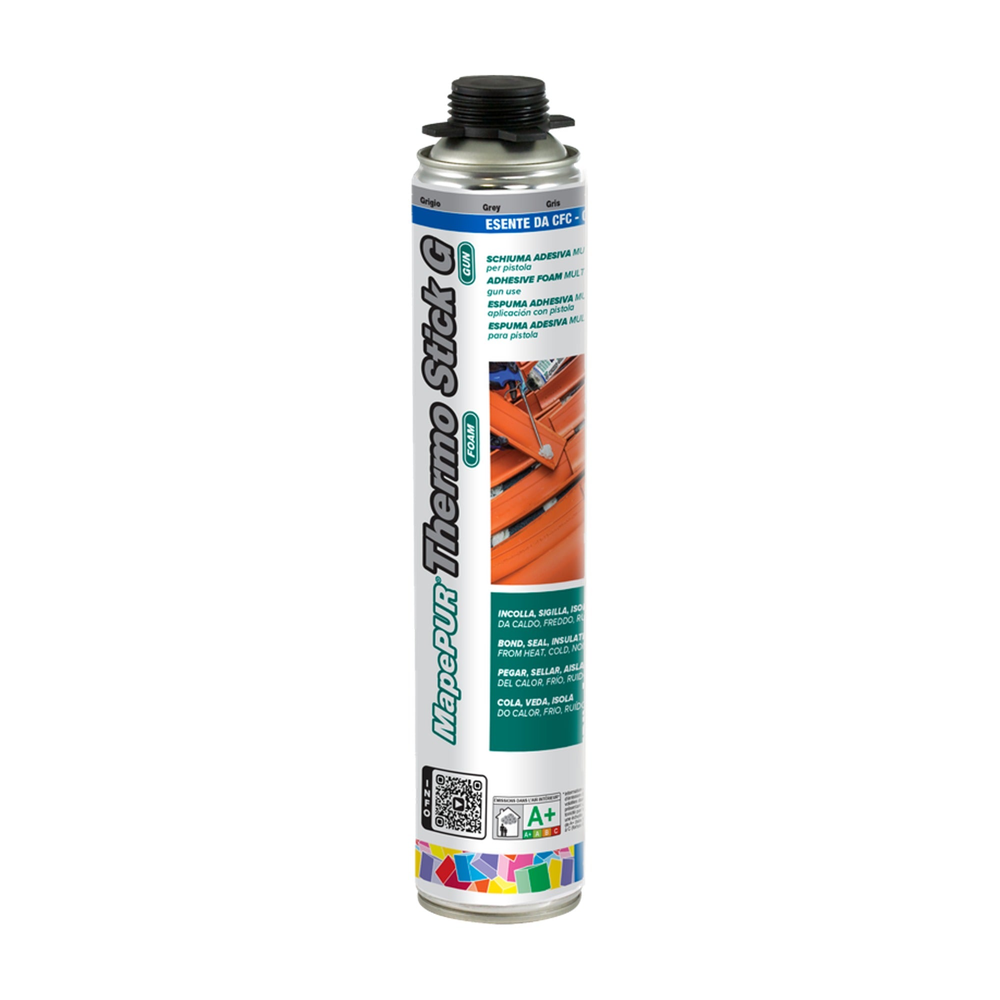 MAPEI Mapepur Thermo Stick G pištoľová PU pena na lepenie a výplň 750 ml