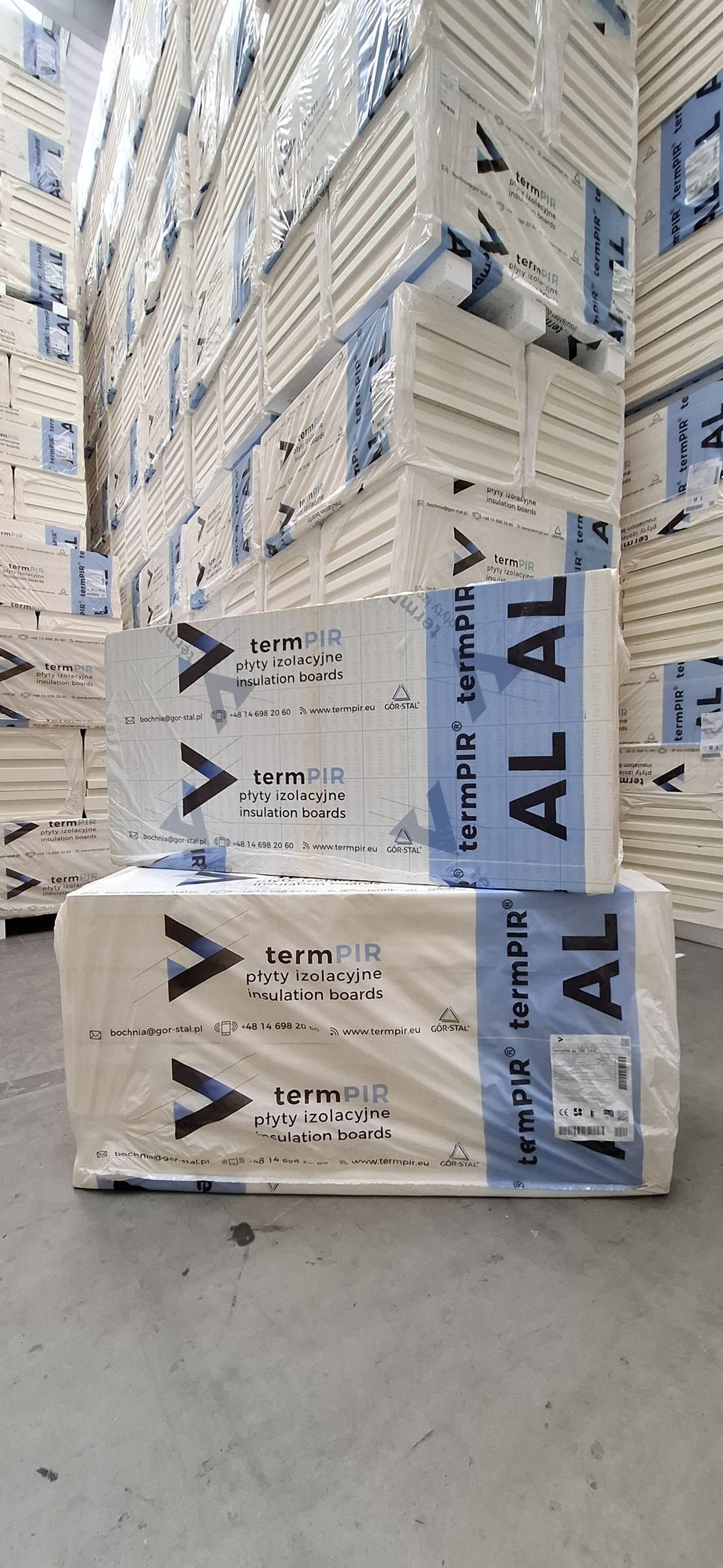 termPIR AL ʎ 0,022 PIR dosky tepelná izolácia 2400x1200mm ukážka1