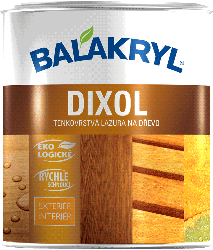 BALAKRYL DIXOL tenkovrstvá lazúra na drevo 0,7 l