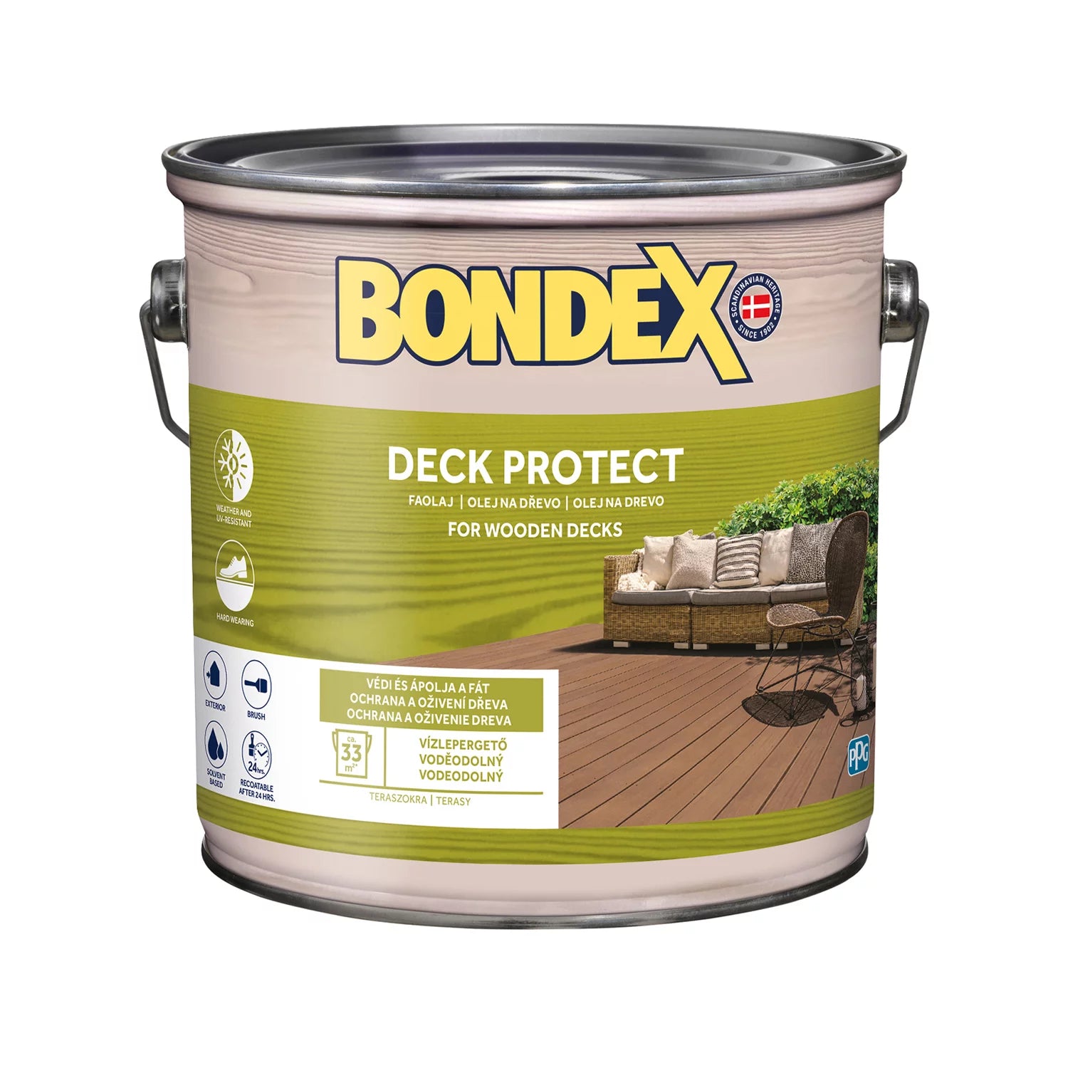 BONDEX DECK PROTECT napúšťací olej na drevo