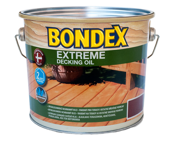 BONDEX EXTREME DECKING OIL rýchloschnúci napúšťací olej na drevo