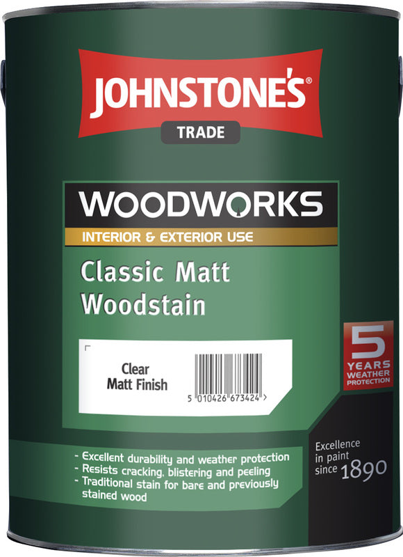 JOHNSTONE'S Classic Matt Woodstain tenkovrstvá lazúra na drevo
