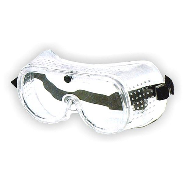 Okuliare ochranné, uzatvorené číre s gumičkou, VRCPRO