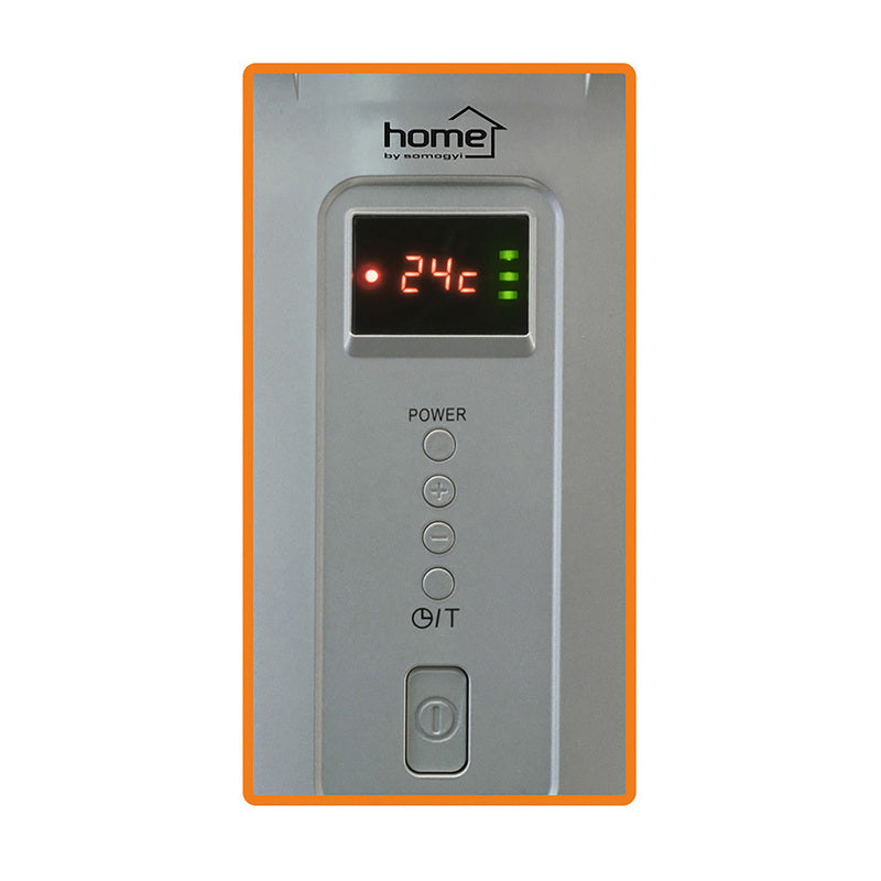 Olejový radiátor s LCD displejom 2500W, 13 článkov, biely (SOMOGYI)