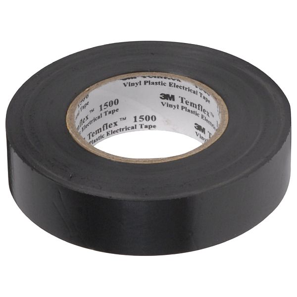 Páska elektroizolačná 0,15 x 15mm x 10m, 3M, čierna, TEMFLEX 1500, Tesa