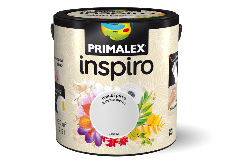 PRIMALEX inspiro farebný maliarsky náter do interiéru 2,5 l