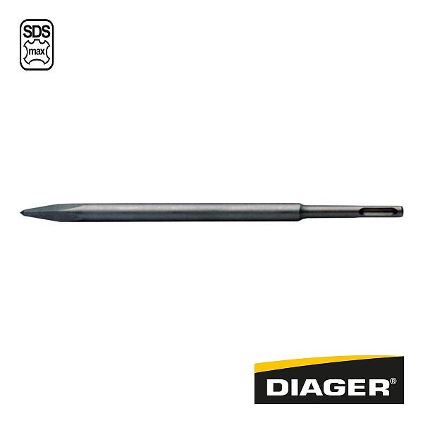 Sekáč SDS-max špicatý 18x400mm Diager