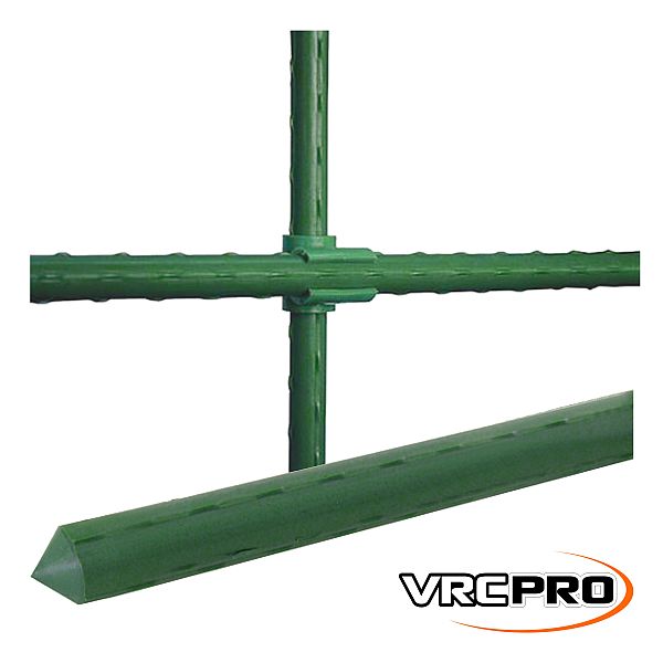 Záhradná tyč 180×1.6cm kovová poplastovaná zelená VRCPRO