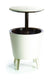 Bar Keter® COOL BAR, krémovo-hnedý, multifunkčný, záhradný, 49x49x57/82 cm