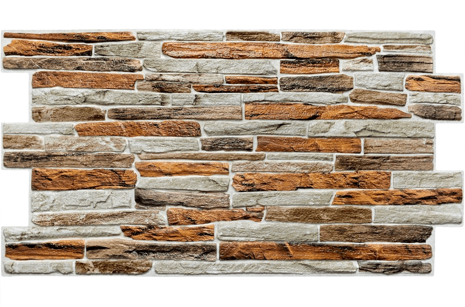 3D PVC obkladový panel 98 x 50 cm - Gibraltar Stone Slate